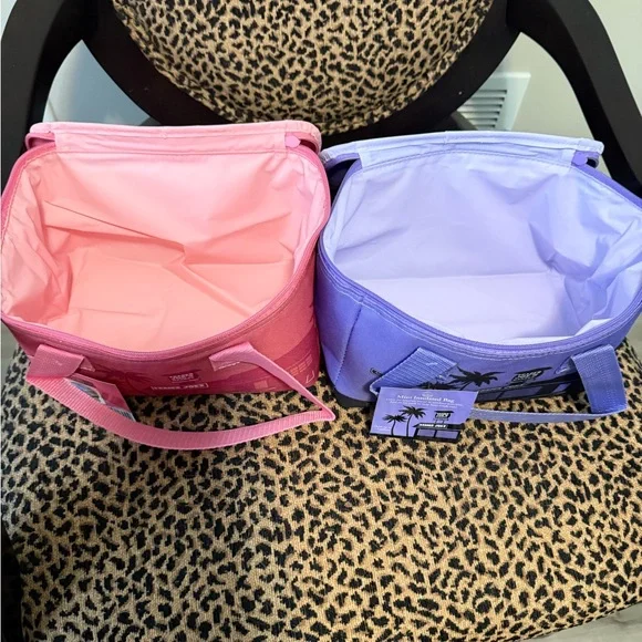 Trader Joe's Purple and Pink Insulated Bags - Picture 2 of 4